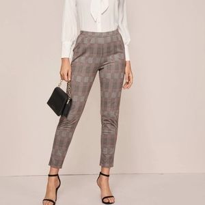 Glen Plaid Pants